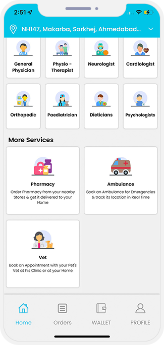 choose service categories