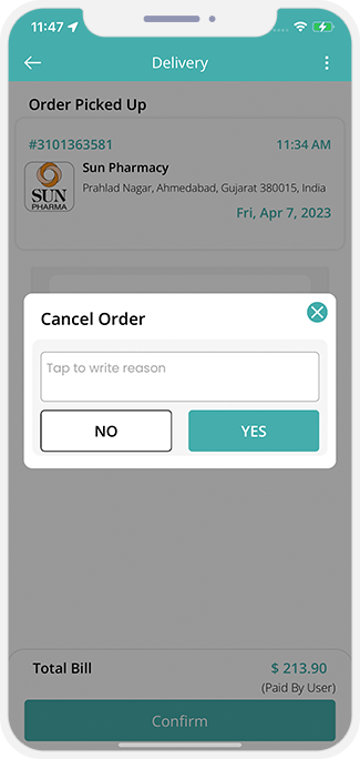 Order Cancellation