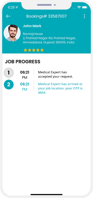OTP Verification to Start the Job