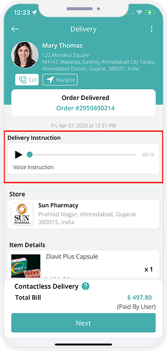 Delivery Driver