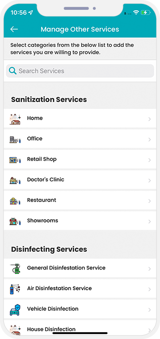 choose sub categories