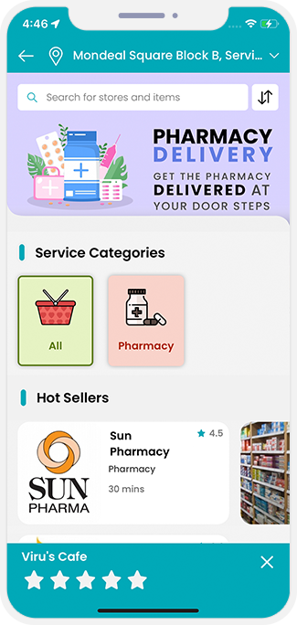 choose service categories