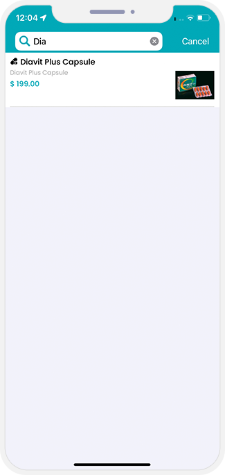 user Search Medicines items