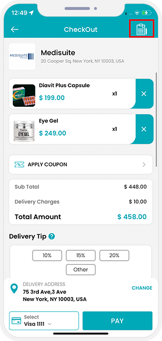 use choose payment method