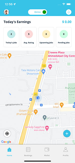 delivery driver app