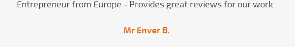 Mr Enver B. review