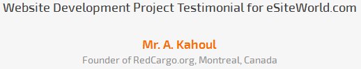 Mr. A. Kahoul review