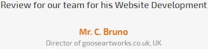 Mr. C. Bruno review