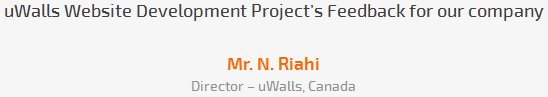 Mr. N. Riahi review