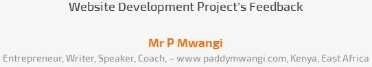 Mr P Mwangi review