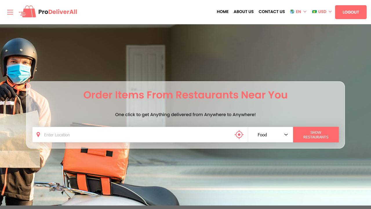 order items from restaurants