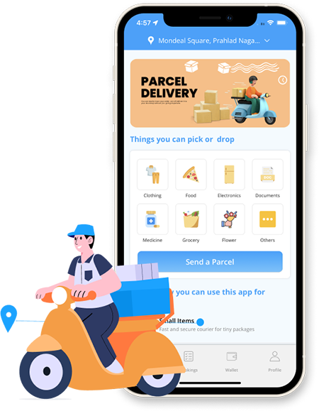COURIER delivery app clone