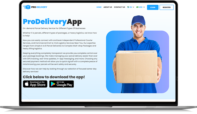 web panel delivery app web panel