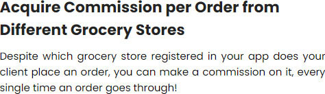 Acquire Commission per Order