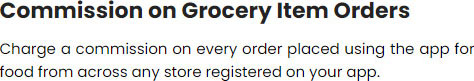 Commission on Grocery