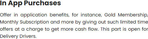 In App Purchases