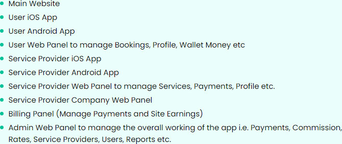 Services Provider App