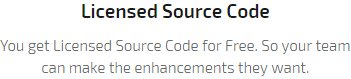 Licensed Sourced Code