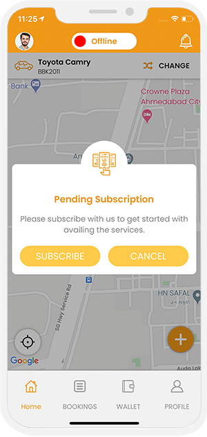 pending subscriptions
