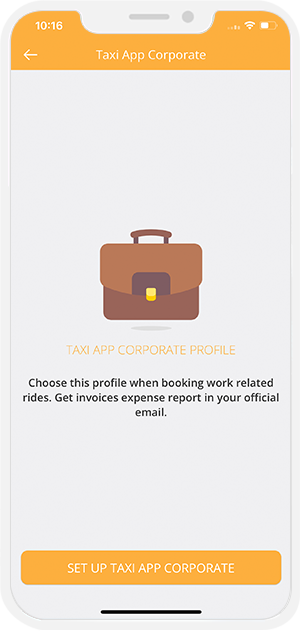 taxi app corporate profile