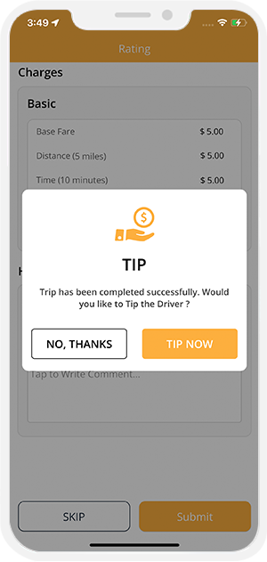 Select booking location