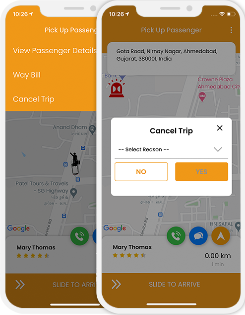 driver cancel trip