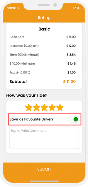User bank details