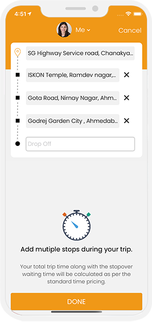 add multiple stops