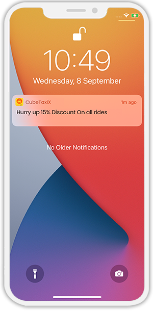 notification screen