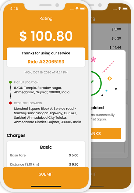 rider-invoice detail