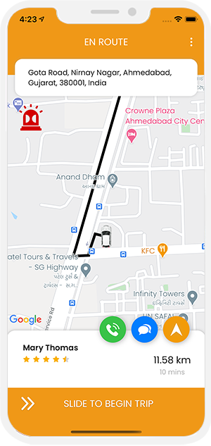 route navigate