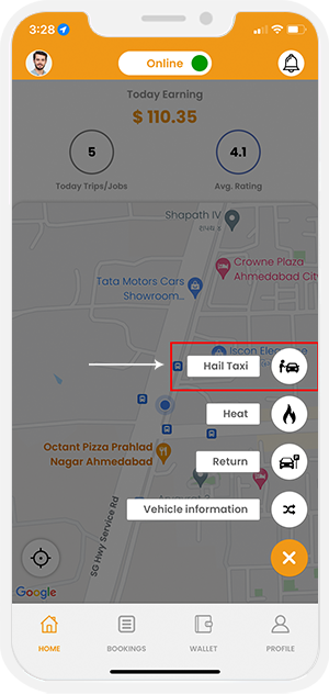 taxi hailing