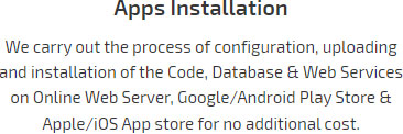 Apps installation