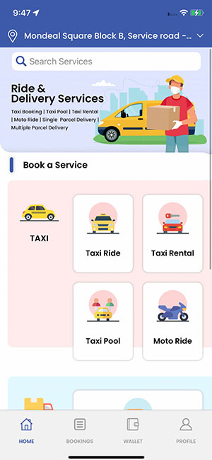user app