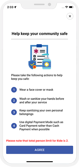 Support menu & About us