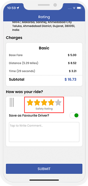Support menu & About us