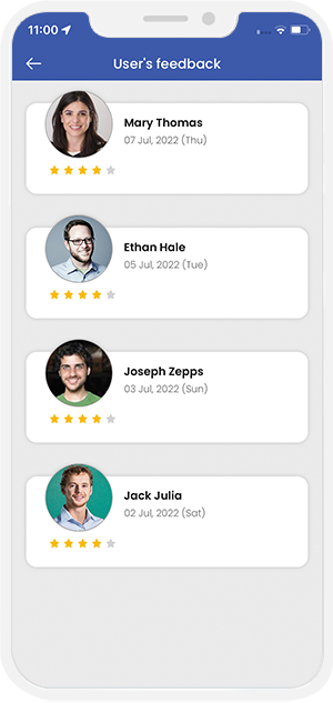 User & Driver feedback