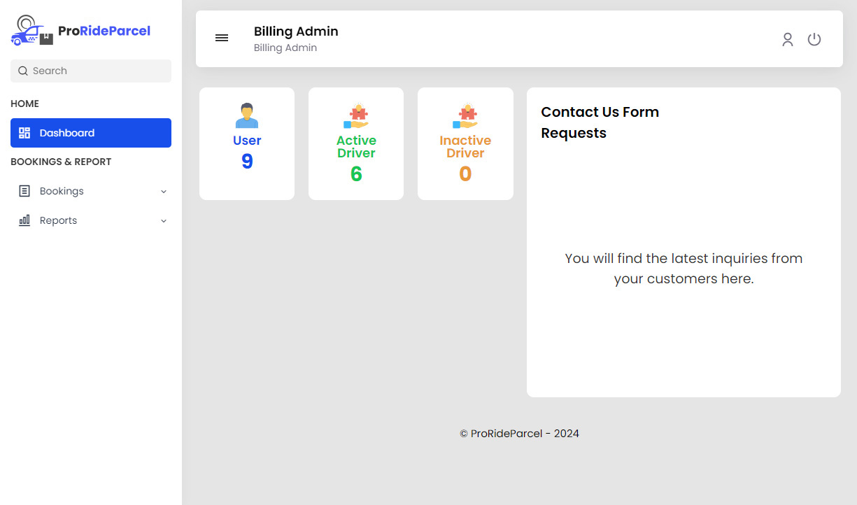 Billing Dashboard