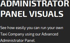 Administrator panel visuals