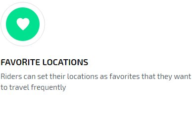 Favorite Locations Feature Favorite Locations Feature
