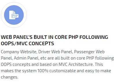Web Panel built in Core PHP feature Web Panel built in Core PHP feature