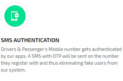 SMS Authentication feature SMS Authentication feature