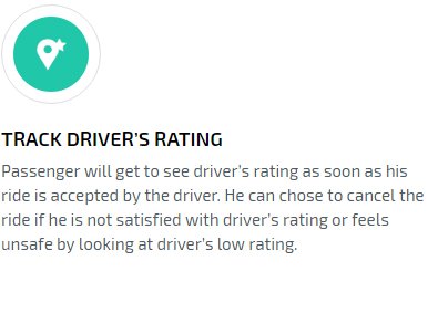 Track Driver's Rating feature