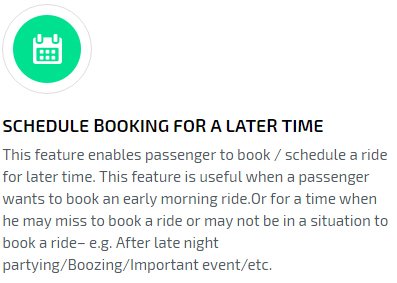 Schedule booking feature Schedule booking feature