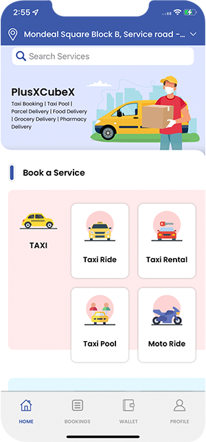 user booking (Taxi,Common delivery,Fly)
