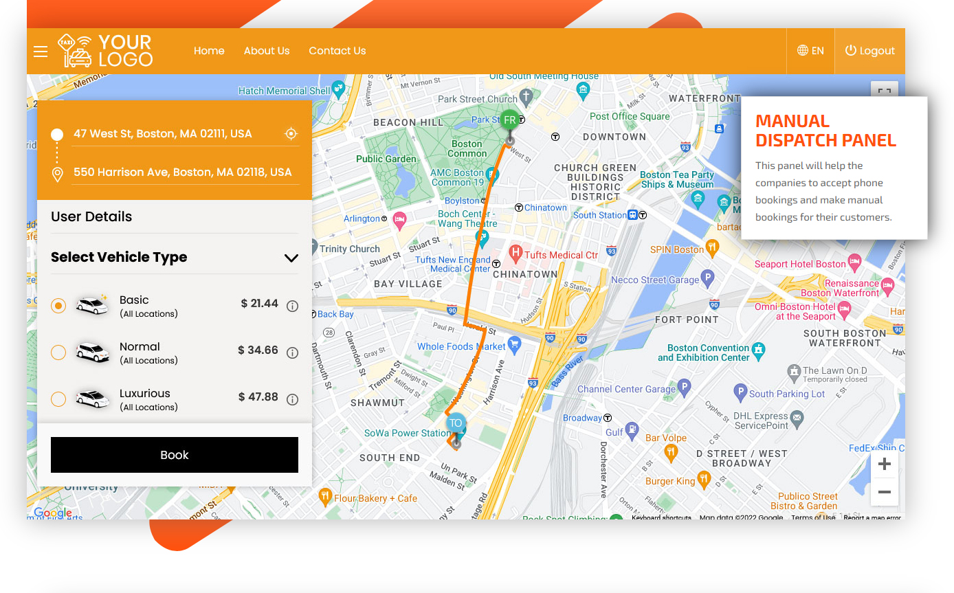Manual taxi dispatch