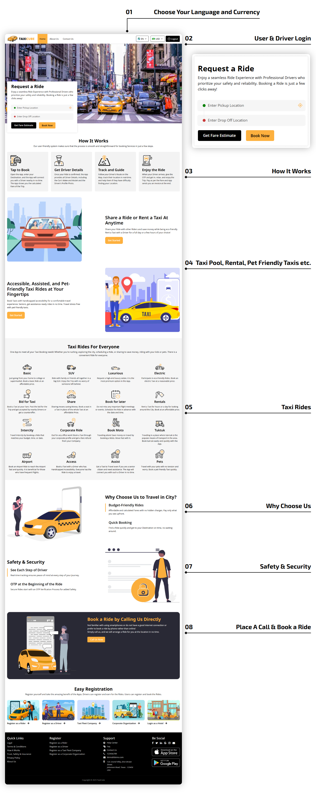 home page