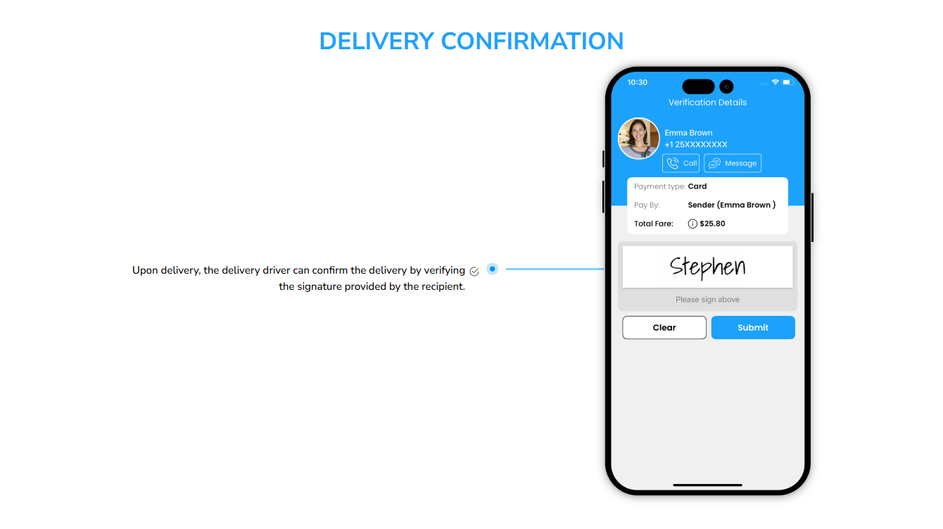 delivery completed