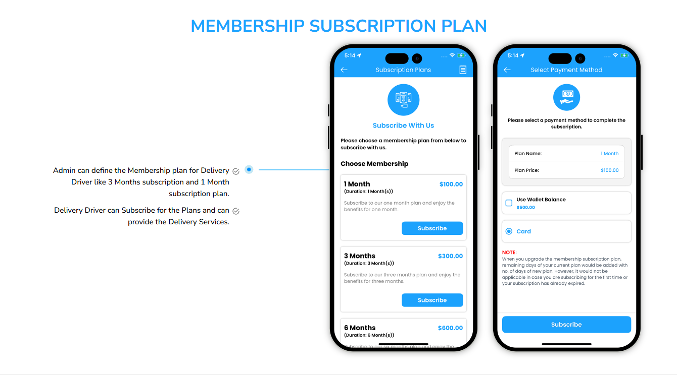 membership subscription plan