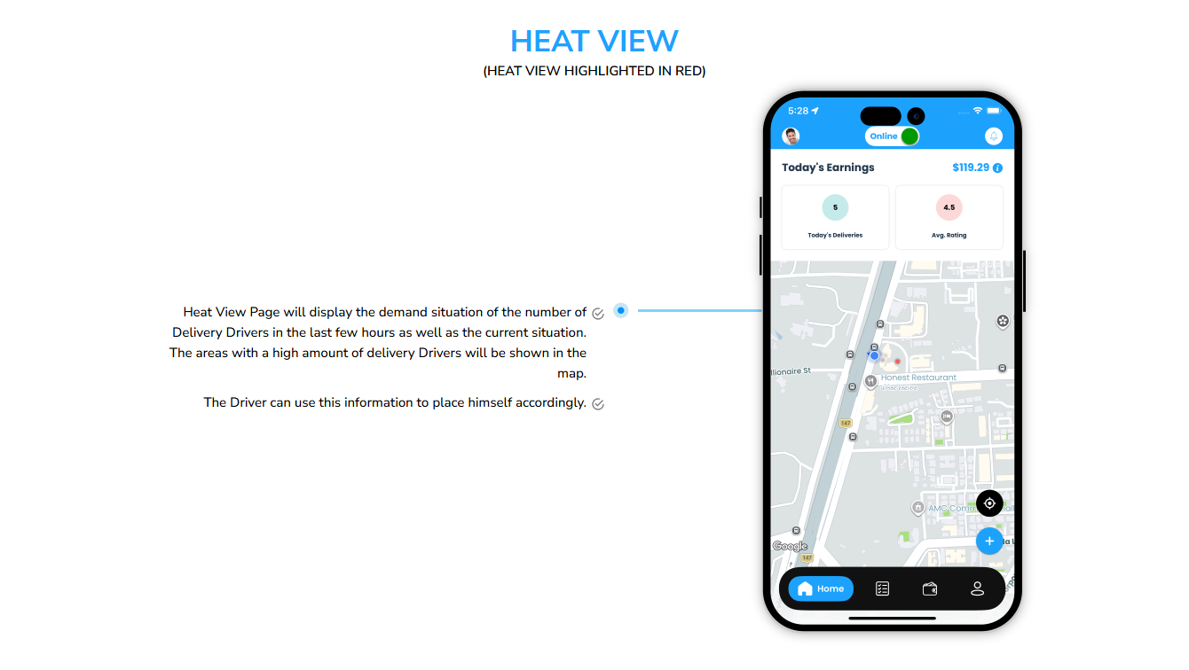 contact us and helphigh amount of delivery drivers